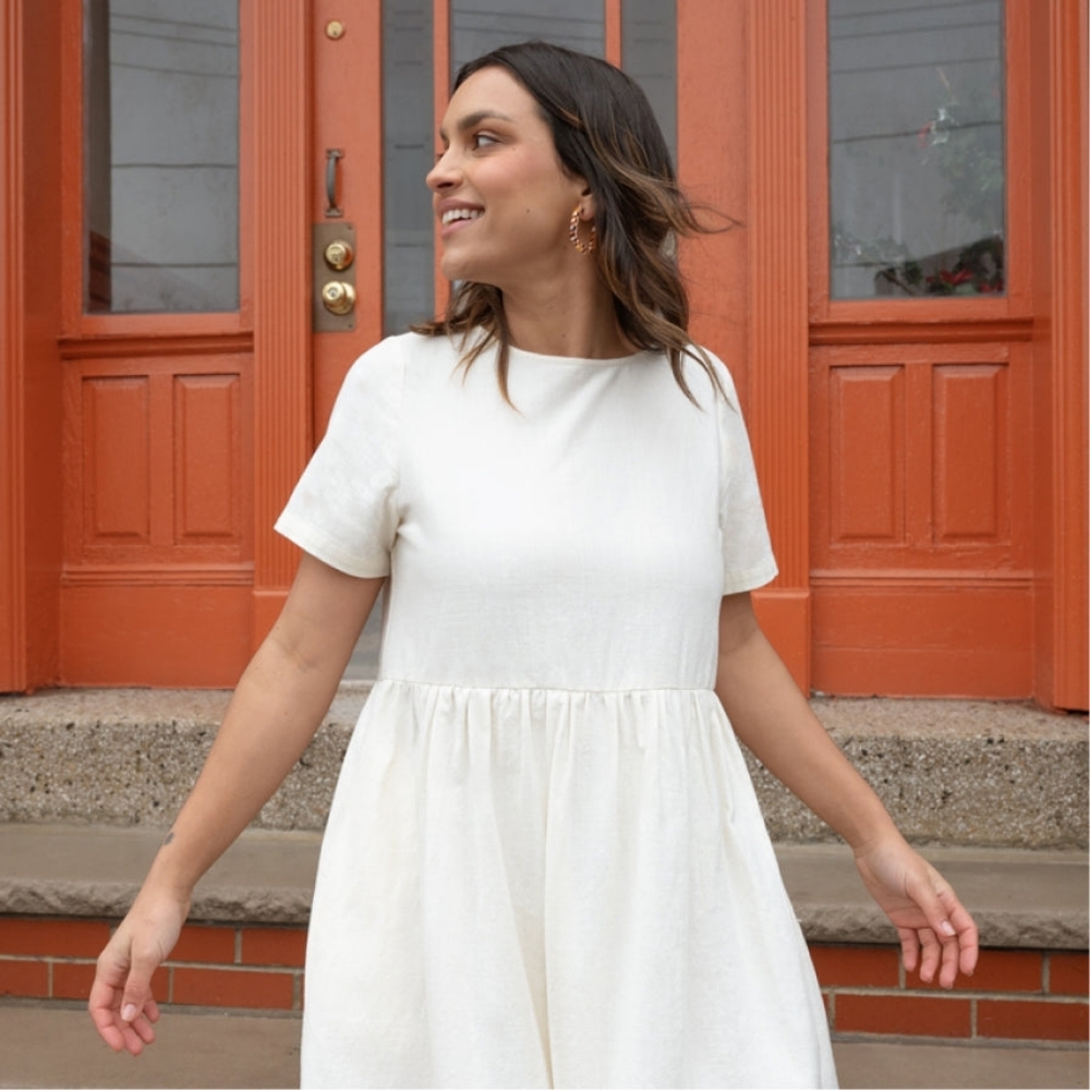 💘 Tradlands Nico Dress 2.0 Crinkle Cotton - Picture 4 of 9
